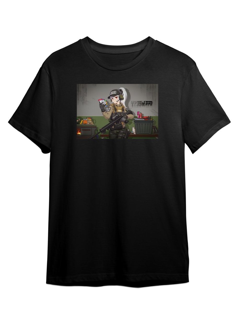 

Футболка унисекс СувенирShop Аниме тян/Тарков/Tarkov 5 черная XS, Черный, "Аниме тян/Тарков/Tarkov" 5