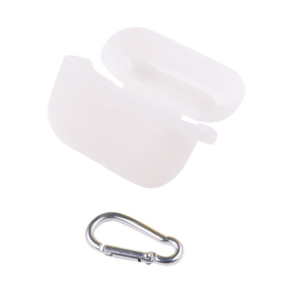 

Силиконовый чехол для Apple AirPods Pro TPU Вид 7 с карабином Прозрачный, для Apple AirPods Pro Вид 7 с карабином Прозрачный