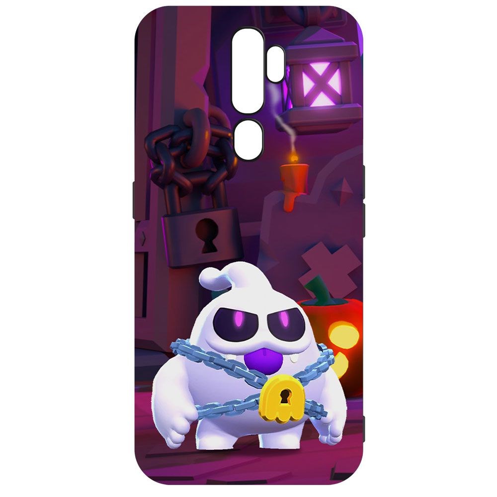 

Чехол-накладка Krutoff Софт Кейс Brawl Stars - Призрак Скуик для Oppo A9 (2020) черный