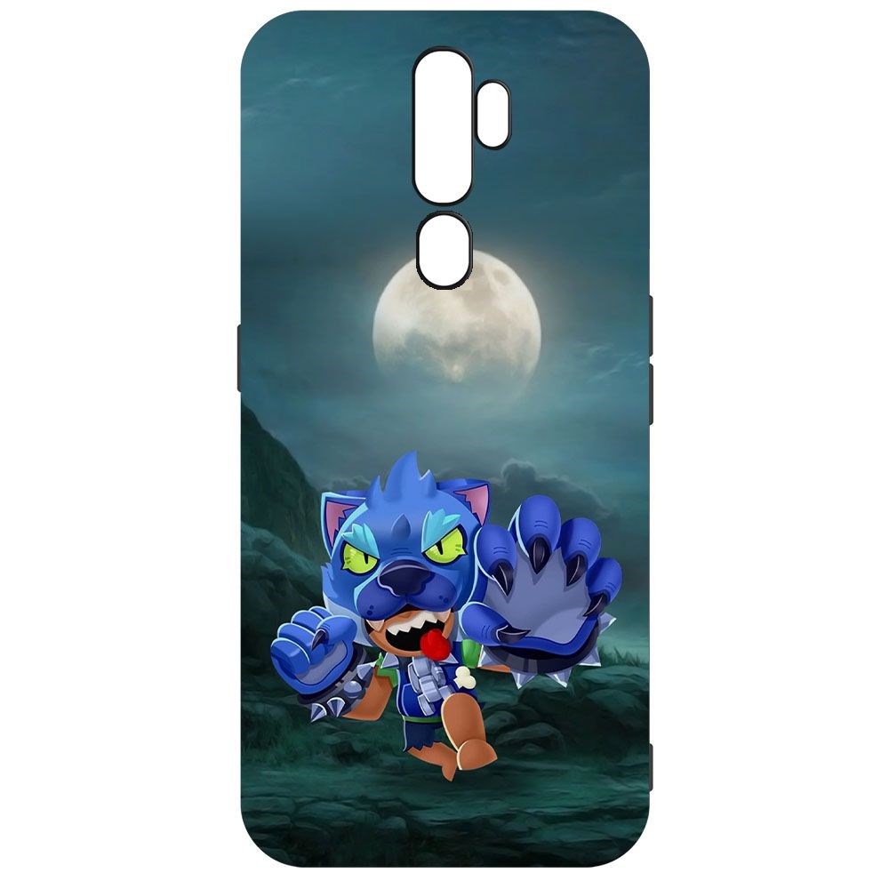 

Чехол-накладка Krutoff Софт Кейс Brawl Stars - Оборотень Леон для Oppo A9 (2020) черный