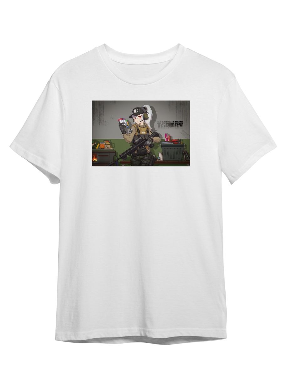 

Футболка унисекс СувенирShop Аниме тян/Тарков/Tarkov 5 белая XL, Белый, "Аниме тян/Тарков/Tarkov" 5