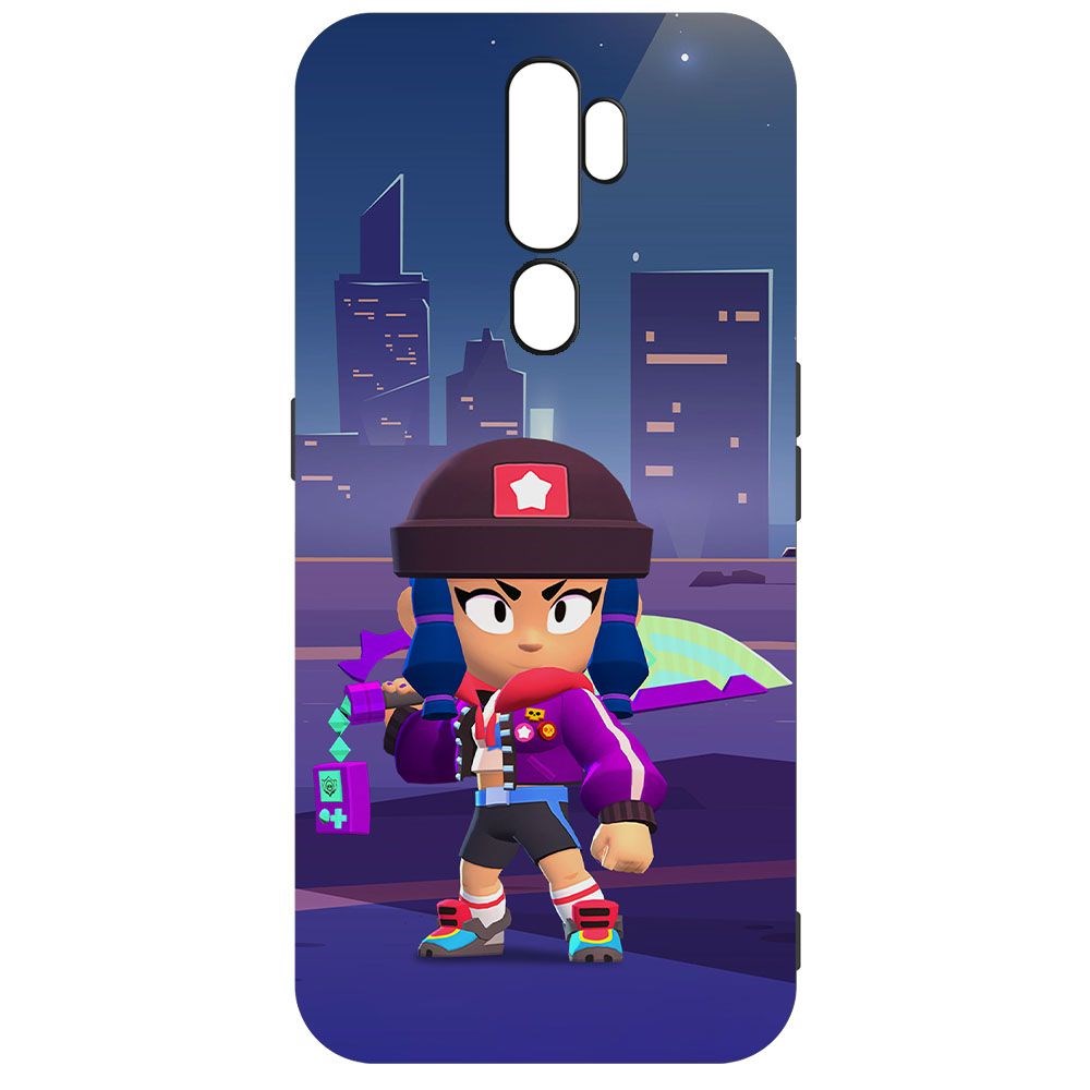 

Чехол-накладка Krutoff Софт Кейс Brawl Stars - Героиня Биби для Oppo A5 (2020) черный