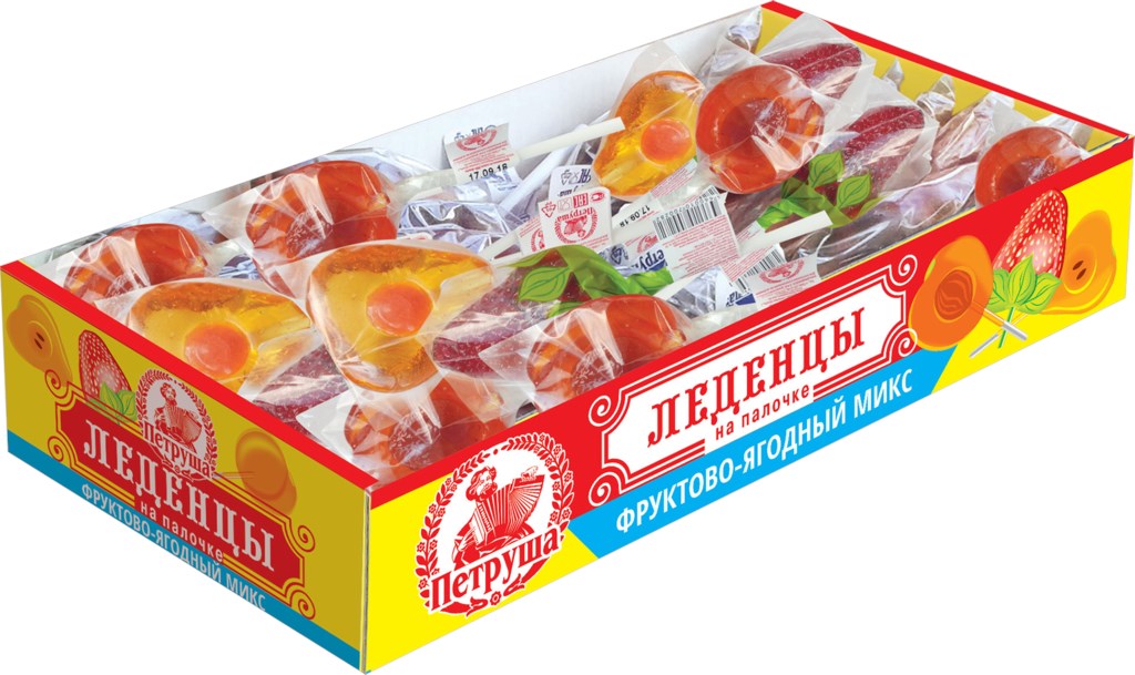 

Конфеты карамельные Петруша Динозавры ассорти 25 г