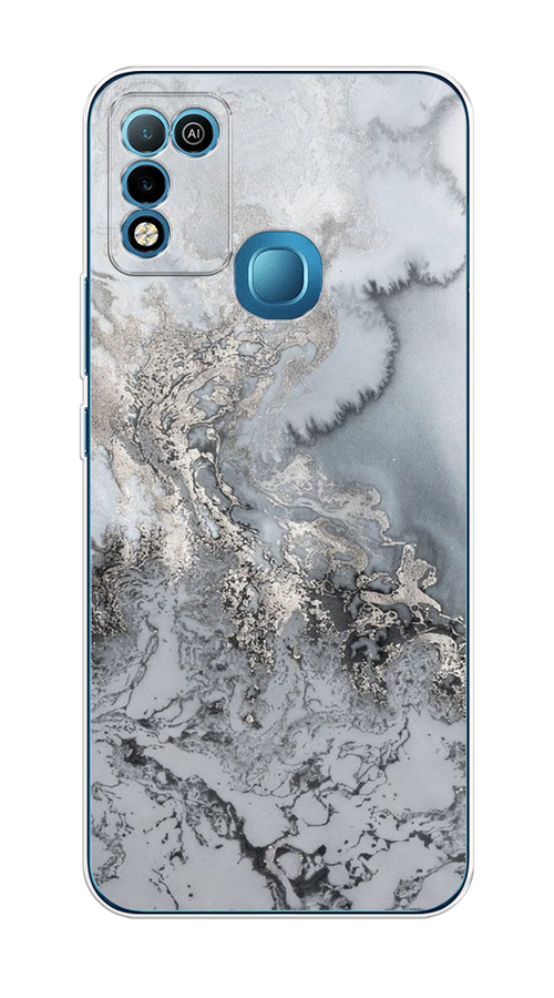 

Чехол Awog на Infinix HOT 10 Play "Морозная лавина серая", Разноцветный, 3100650-3