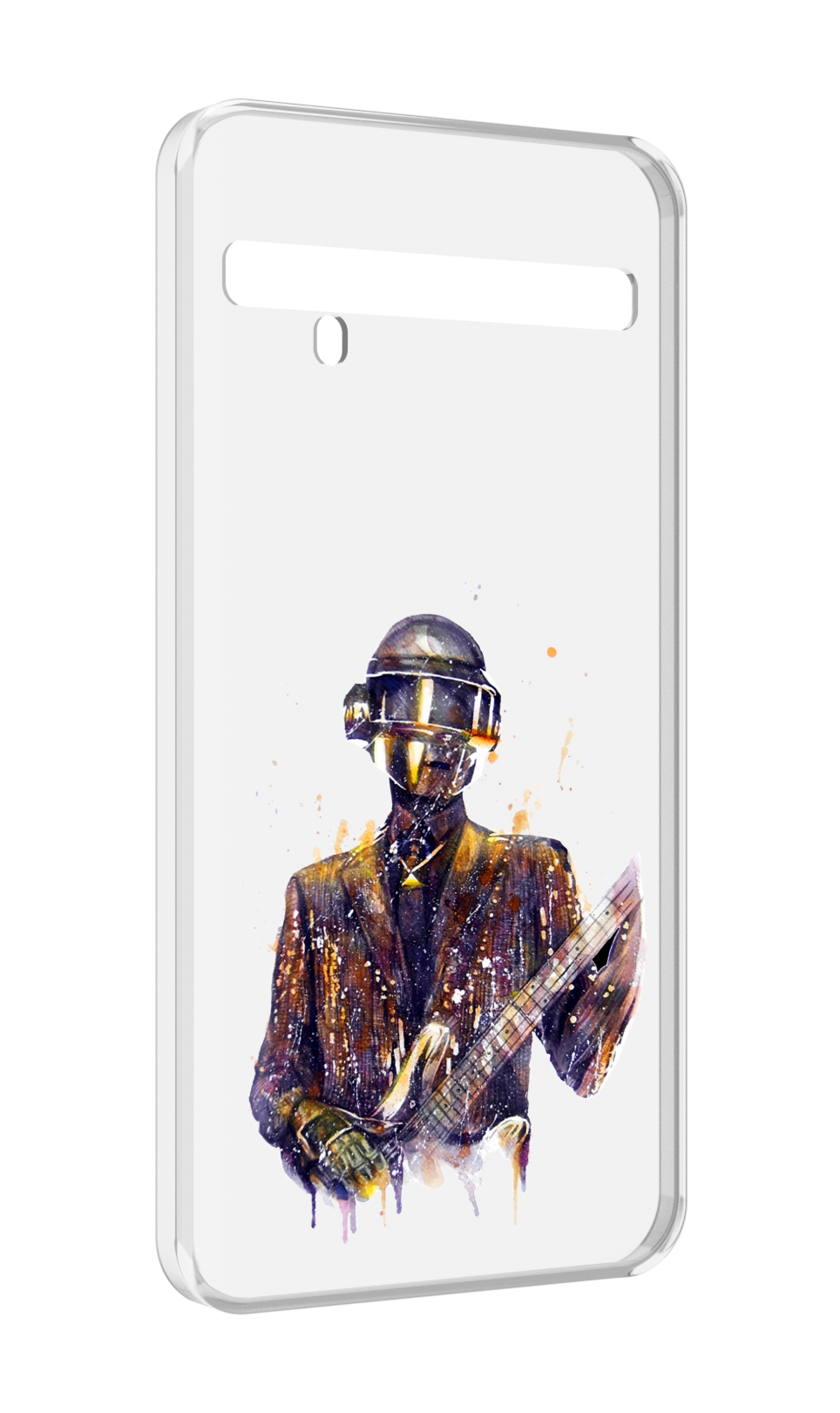 

Чехол MyPads космо-гитарист для TCL 10 Pro / TCL 10 + Plus, Прозрачный, Tocco