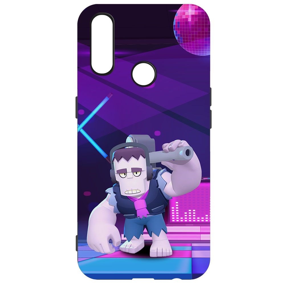 

Чехол-накладка Krutoff Софт Кейс Brawl Stars - Фрэнк для Oppo A31 черный