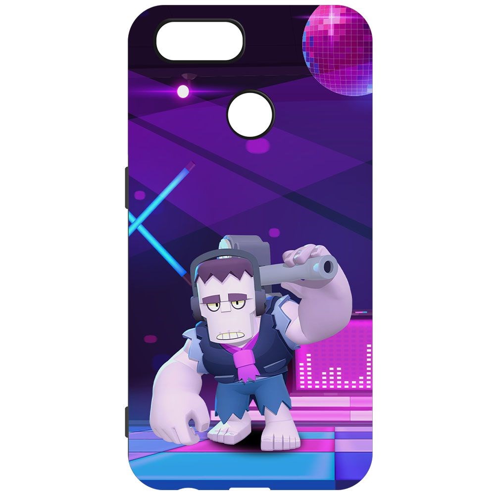 

Чехол-накладка Krutoff Софт Кейс Brawl Stars - Фрэнк для Oppo A12 черный