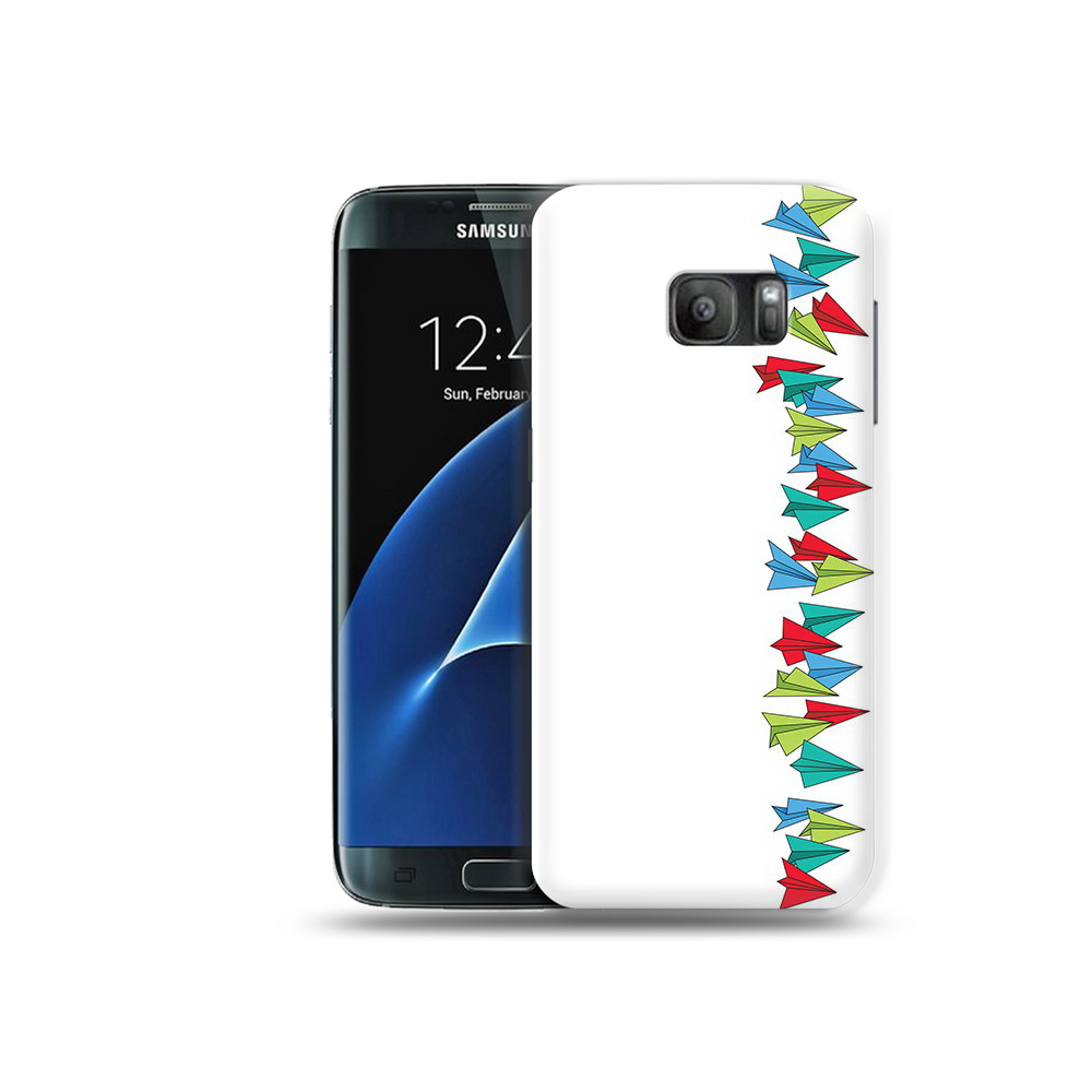 

Чехол MyPads Tocco для Samsung Galaxy S7 самолетики из листочков, Прозрачный, Tocco