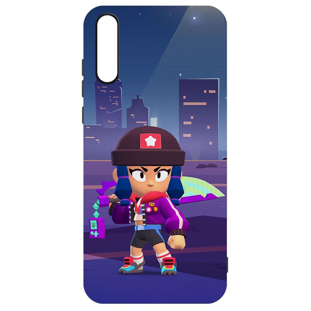

Чехол-накладка Krutoff Софт Кейс Brawl Stars - Героиня Биби для Honor 30i черный