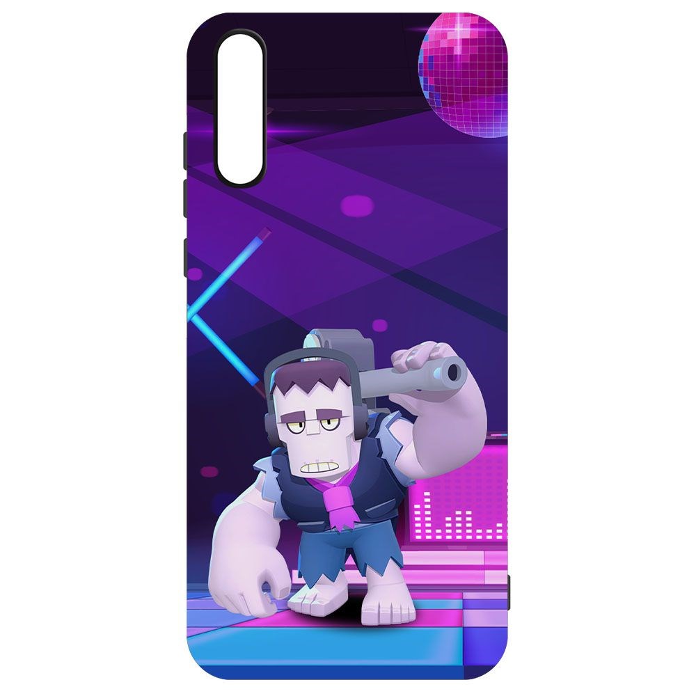 

Чехол-накладка Krutoff Софт Кейс Brawl Stars - Фрэнк для Huawei Y8P черный