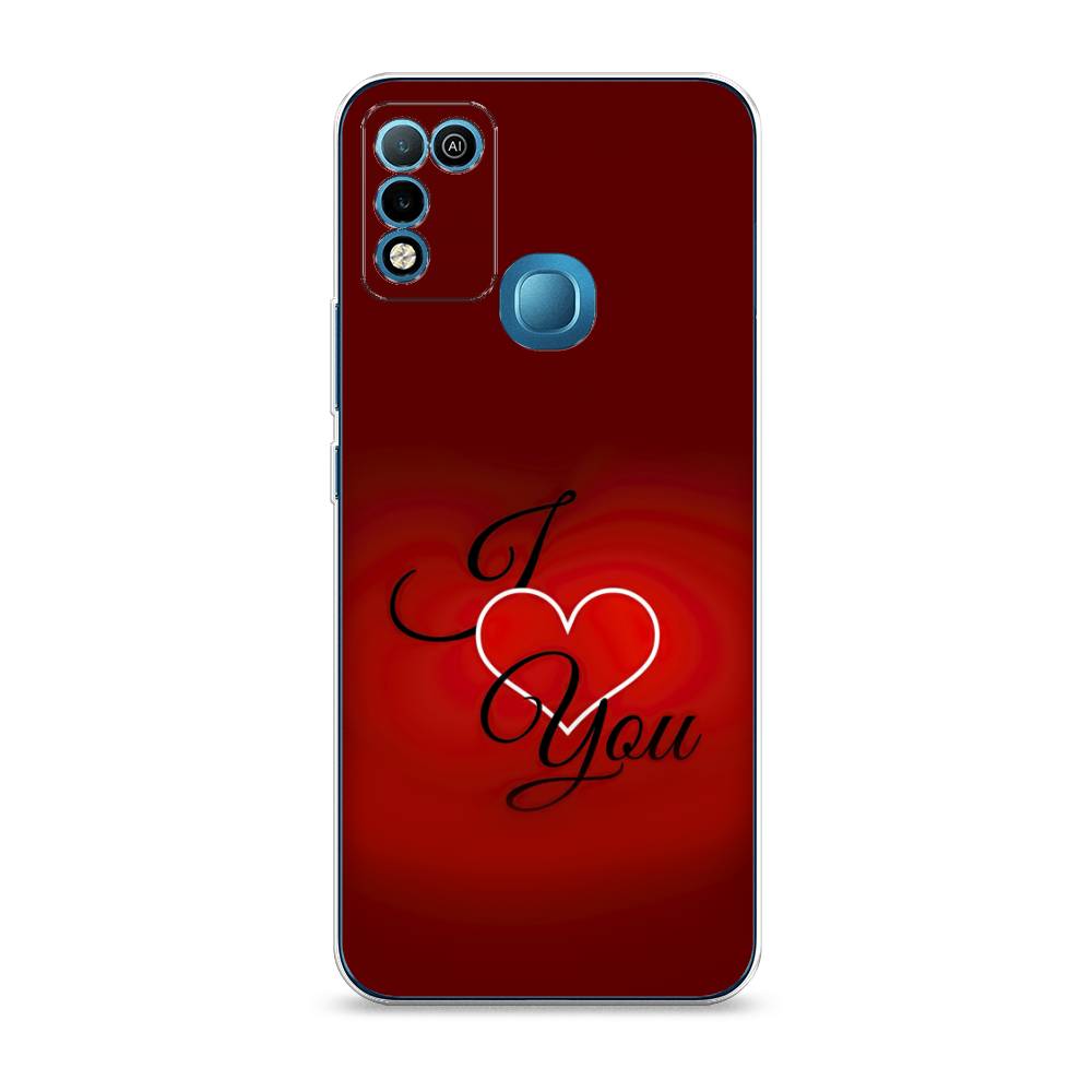 

Чехол Awog на Infinix HOT 10 Play "I love you 3", Разноцветный, 3100650-6