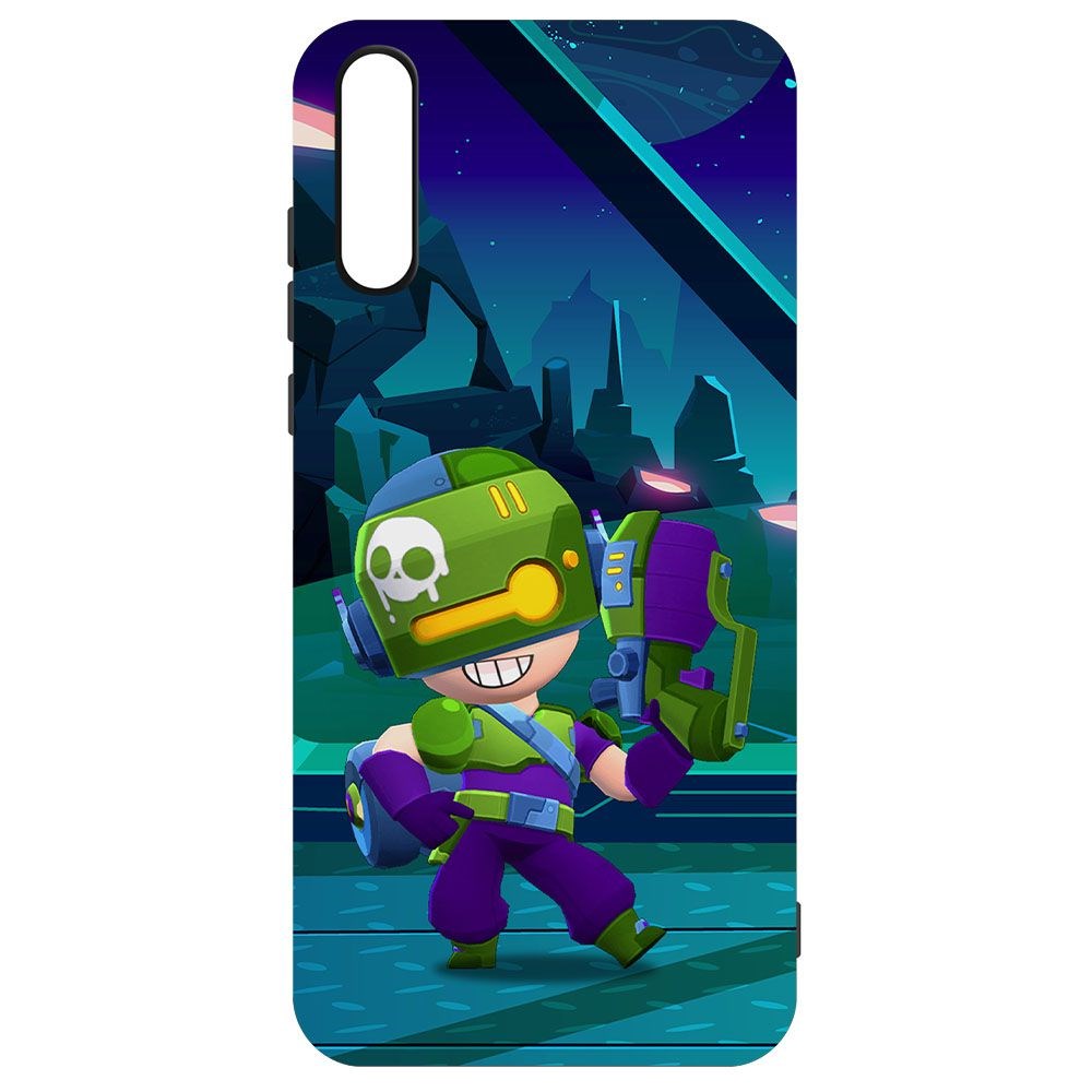 

Чехол-накладка Krutoff Софт Кейс Brawl Stars - Контрабандистка Пенни для Huawei Y8P черный