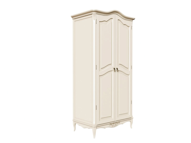 

Шкаф La Neige GD-GW-802 цвета слоновой кости RAL9010, Бежевый;белый, Шкаф двухдверный