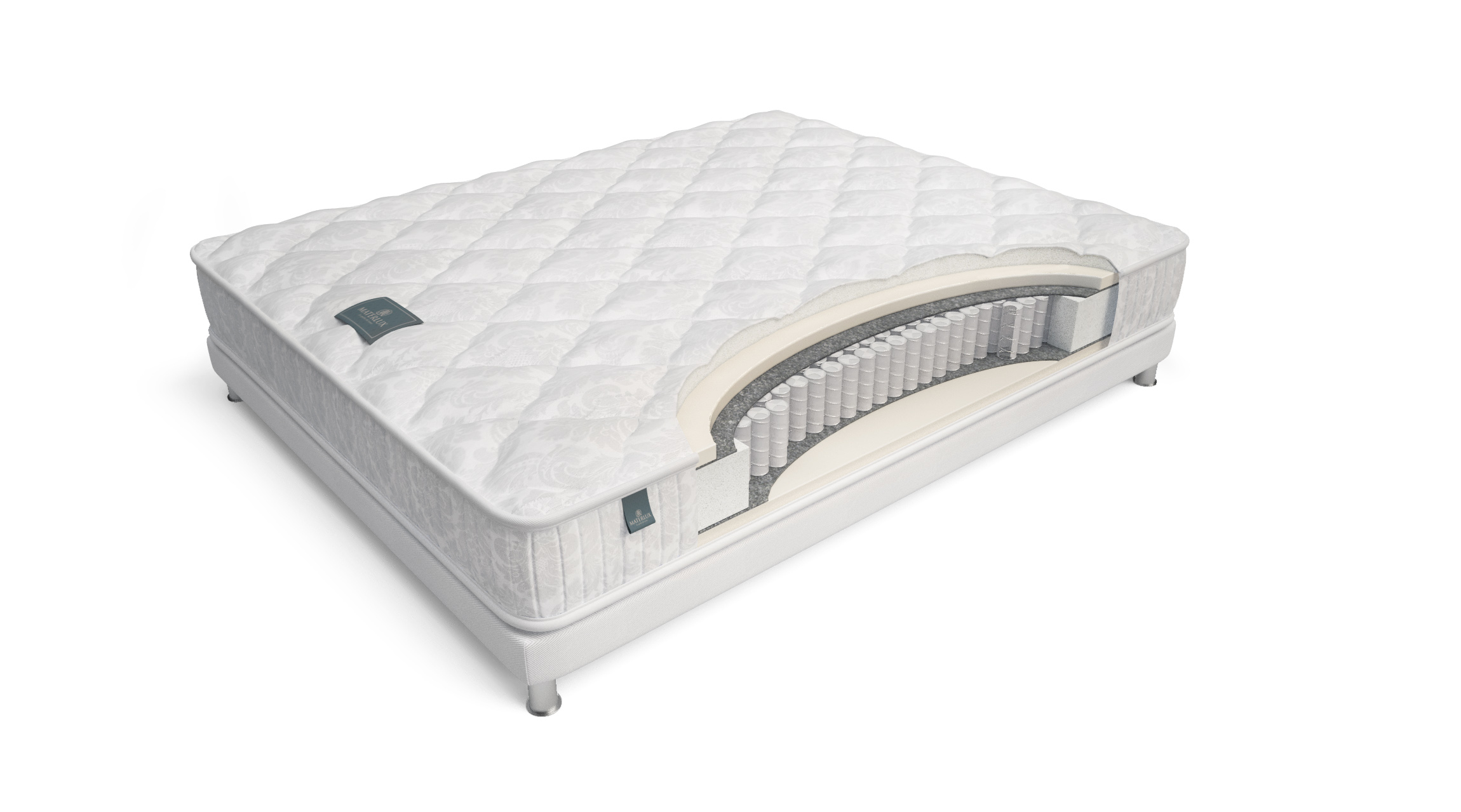 

Матрас Materlux Taormina 120х190, Белый, Taormina