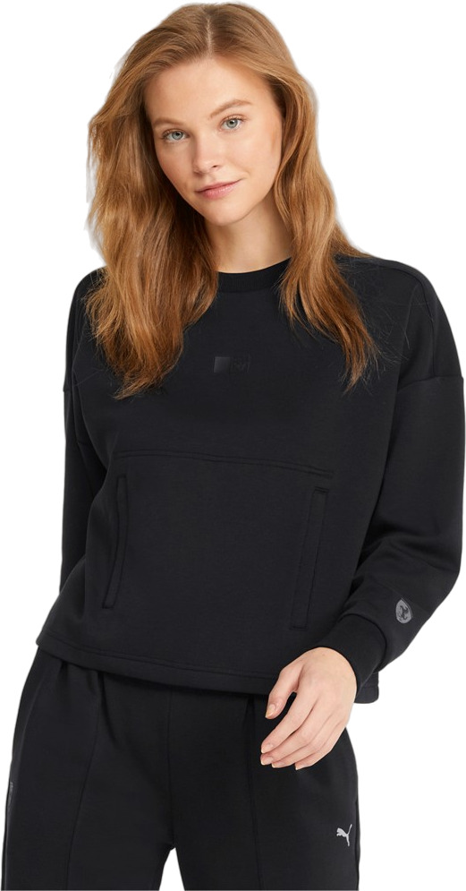 Свитшот женский PUMA Ferrari Style Wmn Sweat Crew Neck черный L