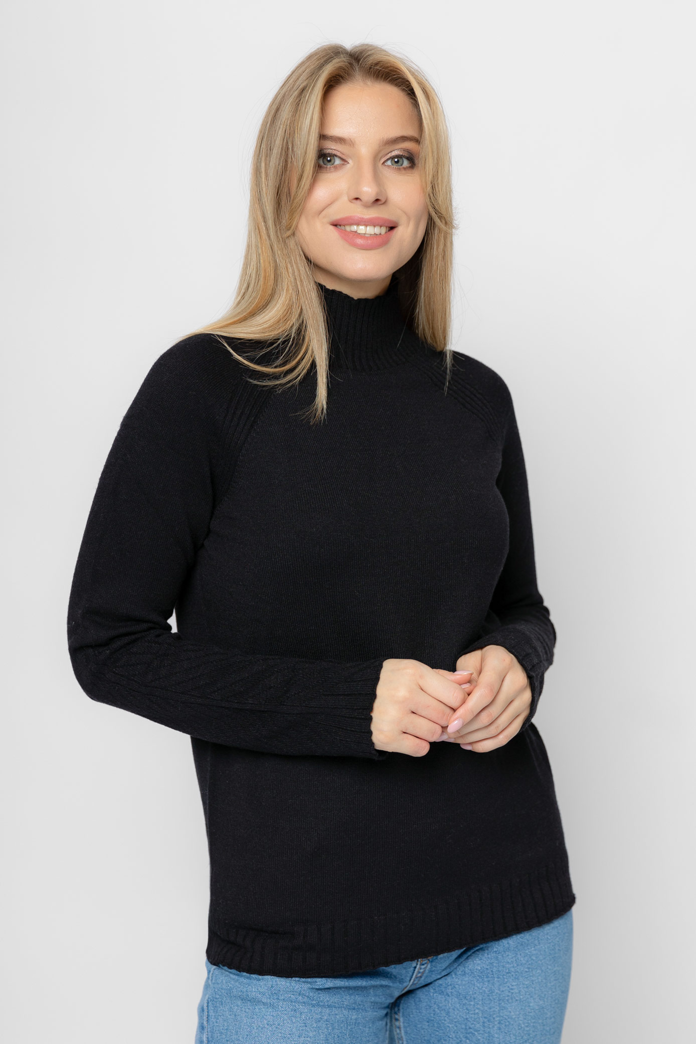 

Джемпер женский LADY STYLE М 16-026 черный 50 RU, М 16-026