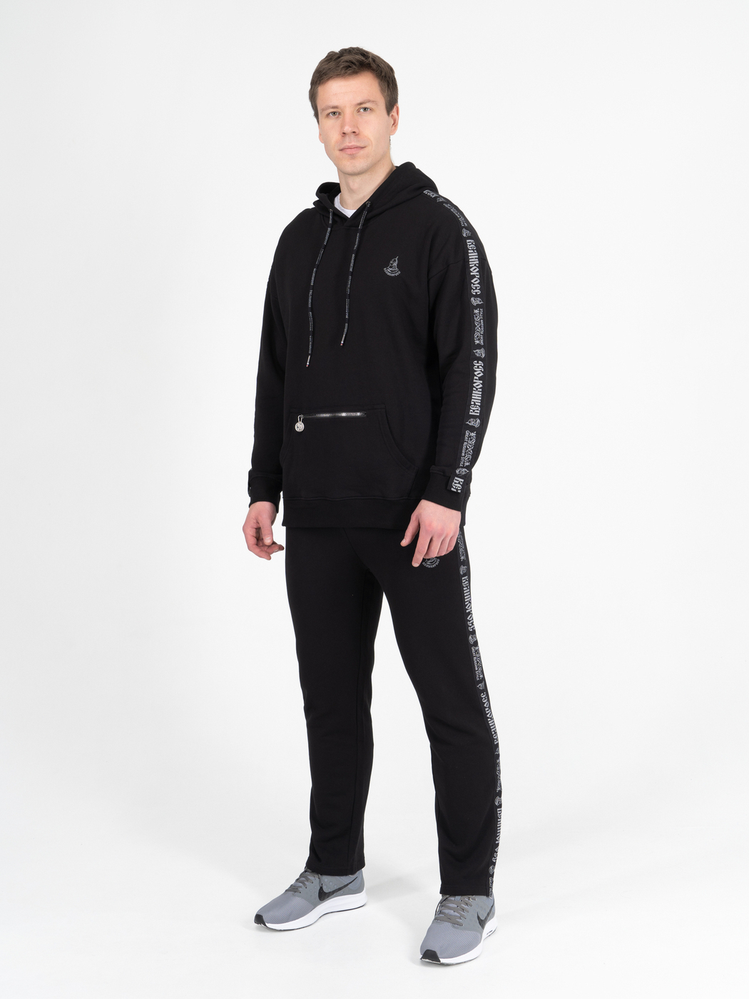 Костюм мужской Великоросс 93 черный 60 RU 12799₽