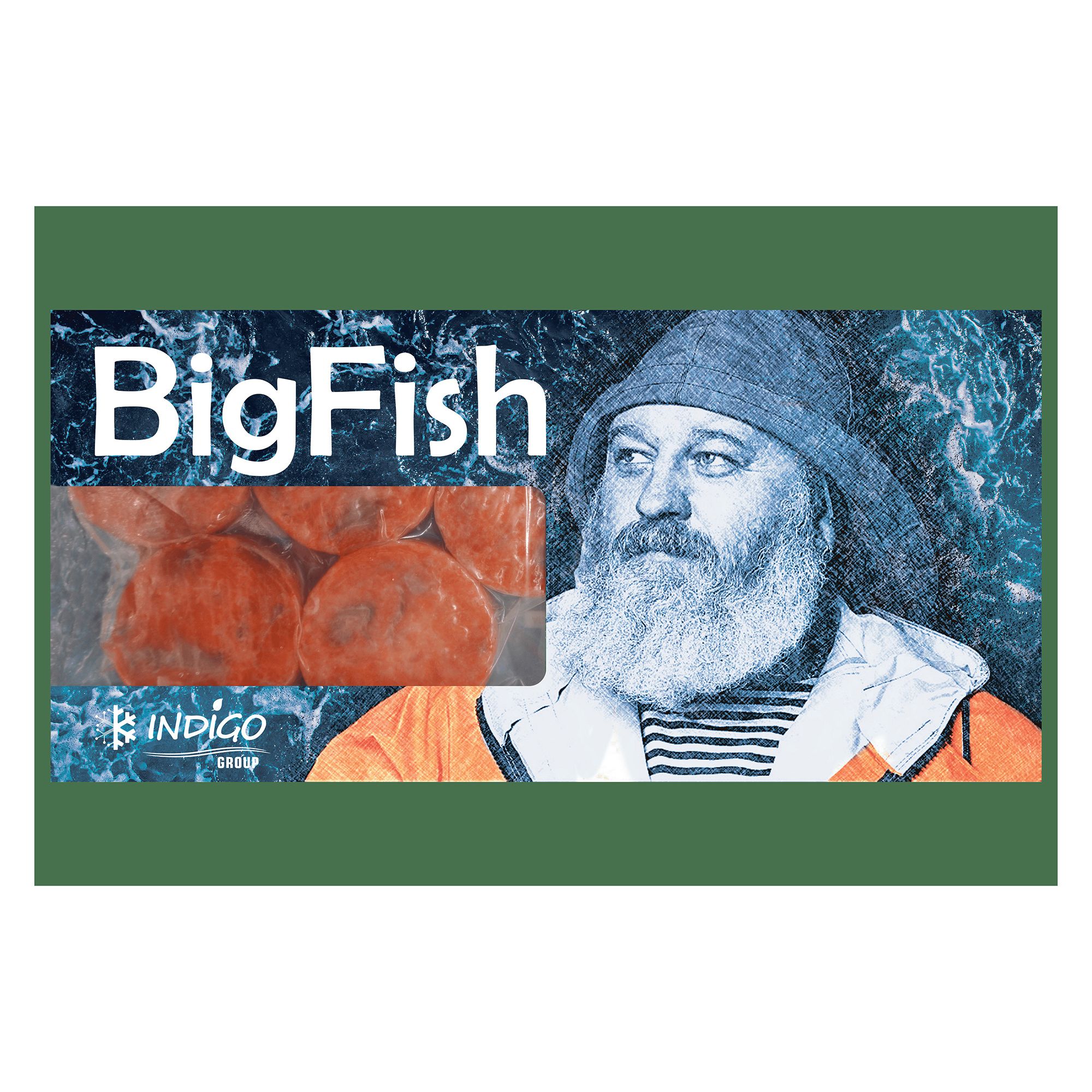 Горбуша BigFish замороженная филе медальоны 600 г