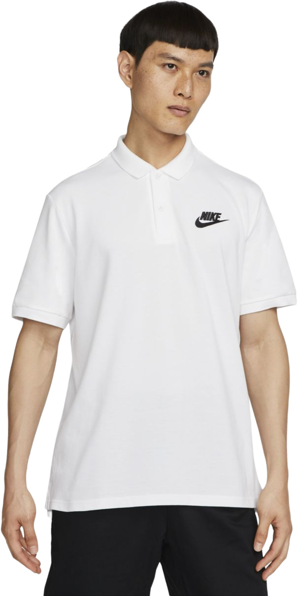 Футболка мужская Nike M Sportswear Polo Matchup Pique Shirt белая 2XL