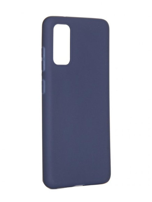 фото Чехол pero для samsung galaxy s20 soft touch blue cc01-s20bl