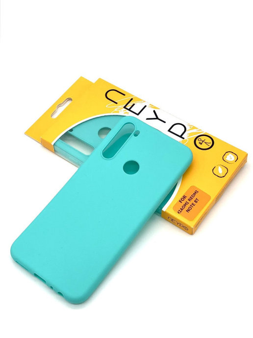 фото Чехол neypo для xiaomi redmi note 8t soft matte silicone turquoise nst16167