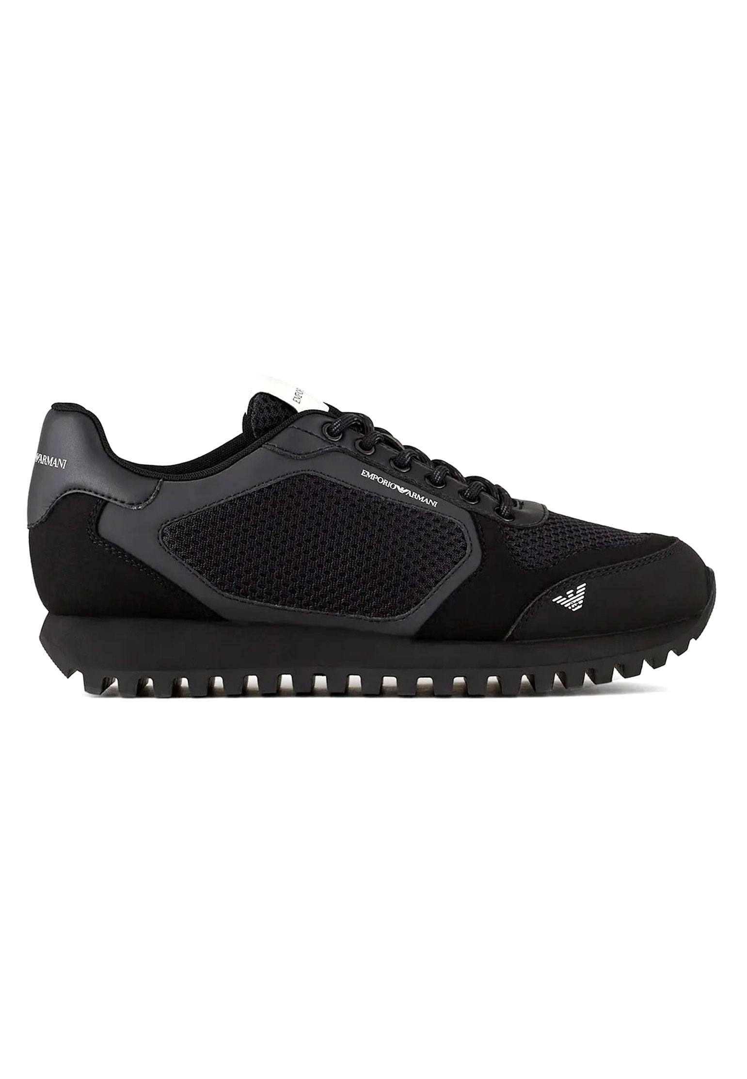 

Кроссовки мужские EMPORIO ARMANI 134391 черные 10 UK, 134391