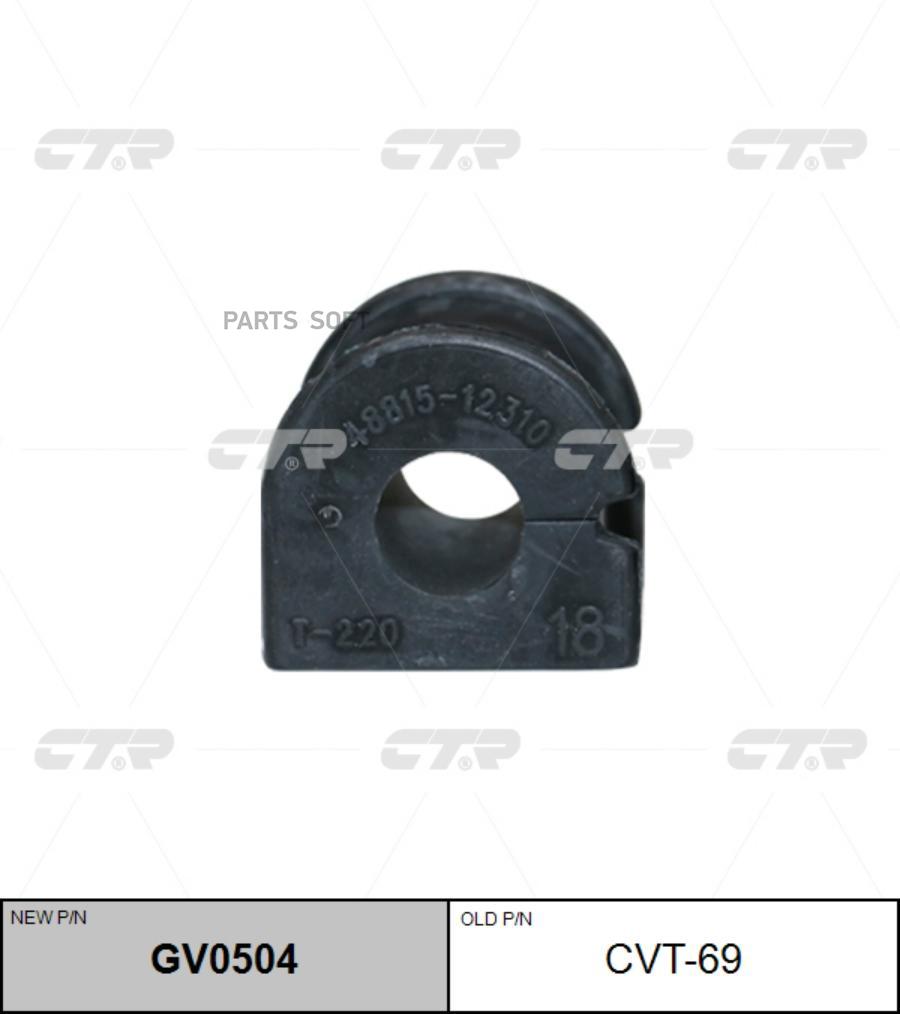 

Втулка Стабилизатора Переднего (Новый Gv0504) CTR CVT-69