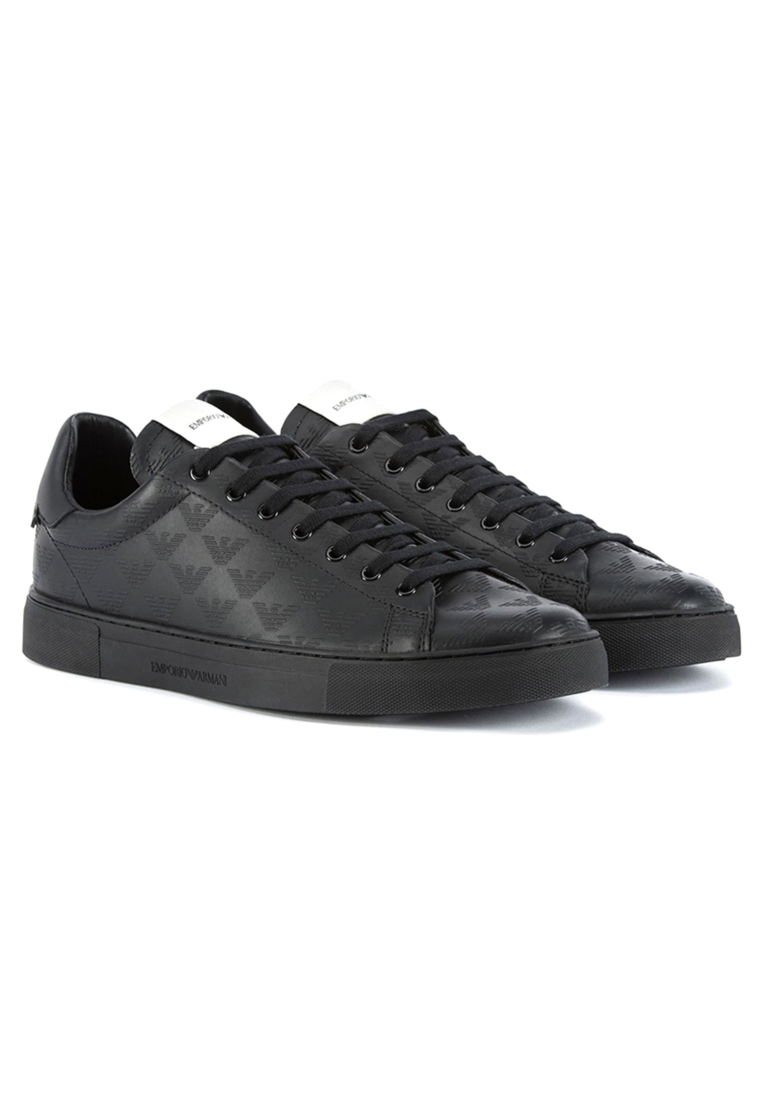 

Кеды мужские EMPORIO ARMANI 134390 черные 10 UK, 134390
