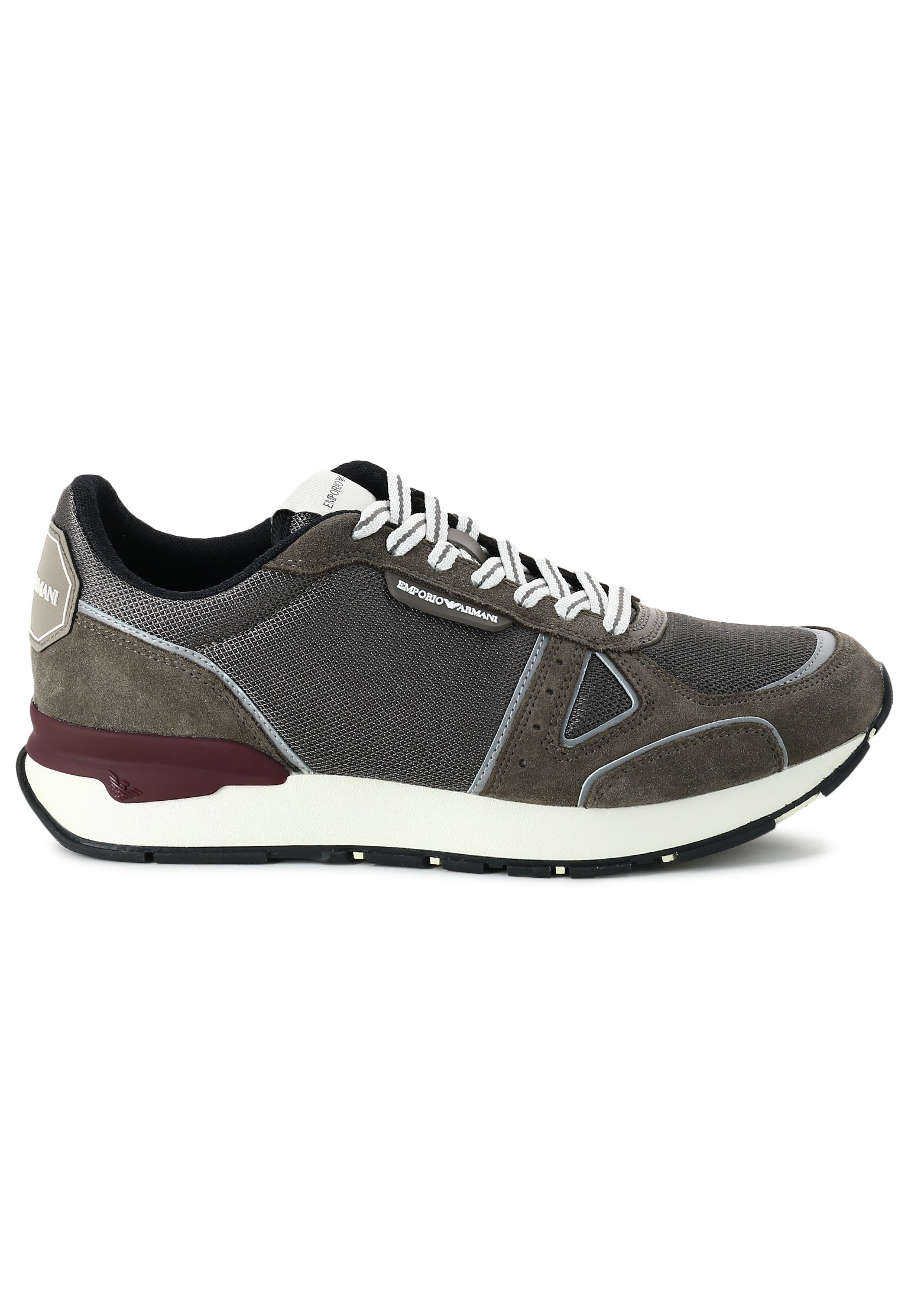 фото Кроссовки мужские emporio armani 134389 коричневые 10 uk