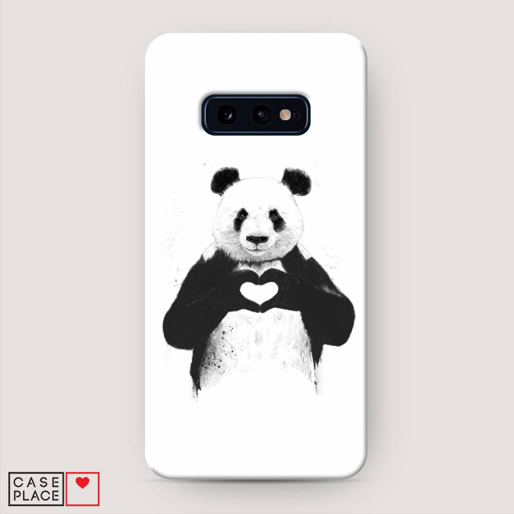 

Пластиковый чехол "Панда love" на Samsung Galaxy S10E, 27220-7
