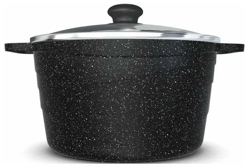 Кастрюля со стеклянной крышкой НЕВА-МЕТАЛЛ NG 6660 6л