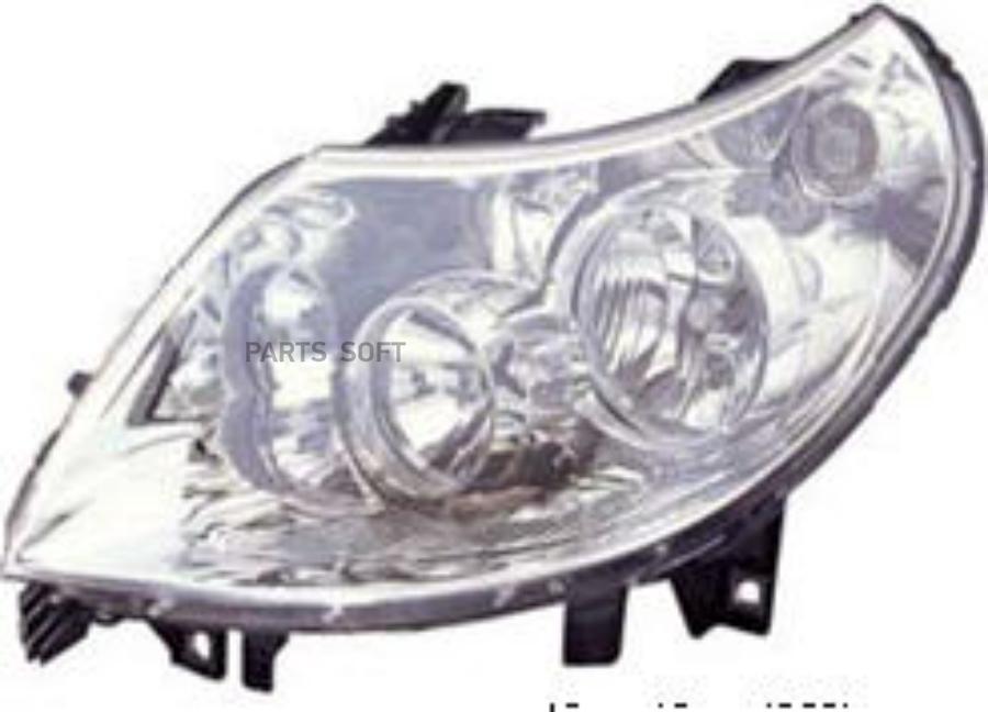 

552-1124l-Ld-Em_фара Левая! Электр Citroen Jumper, Fiat Ducato All 05/06> Depo арт. 552112