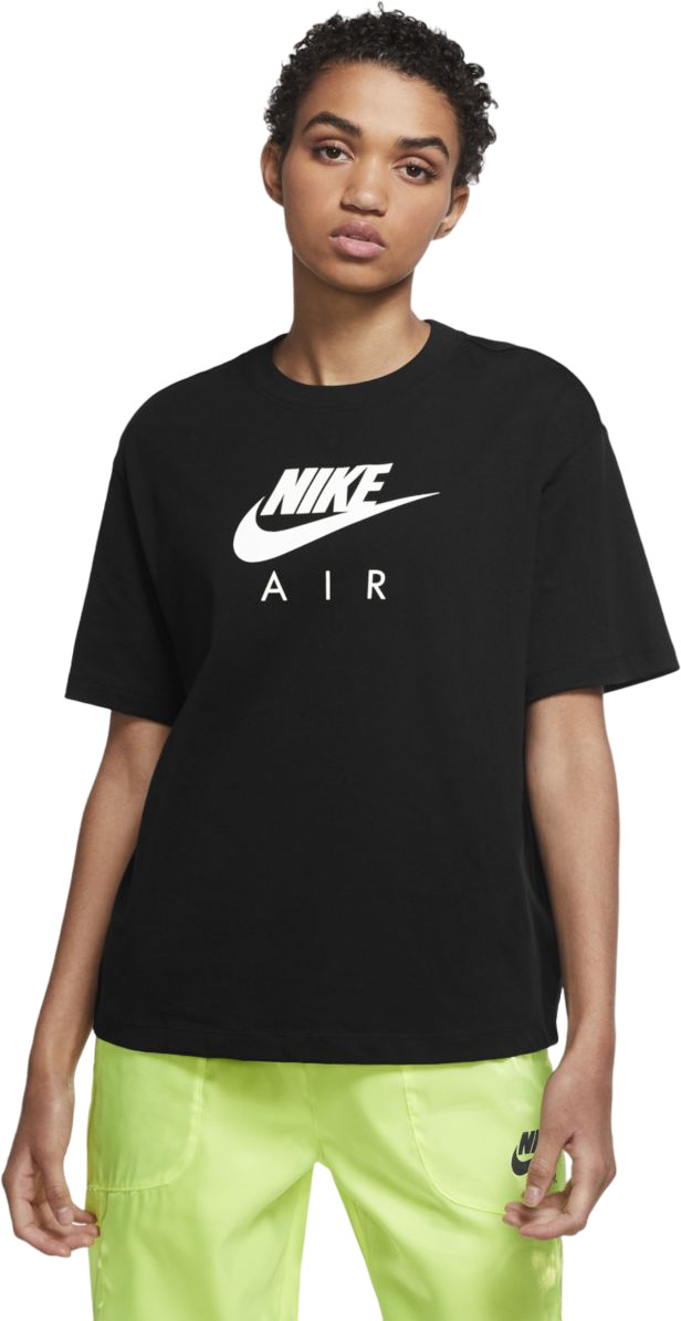 Футболка женская Nike W Air Short Sleeve Top черная M
