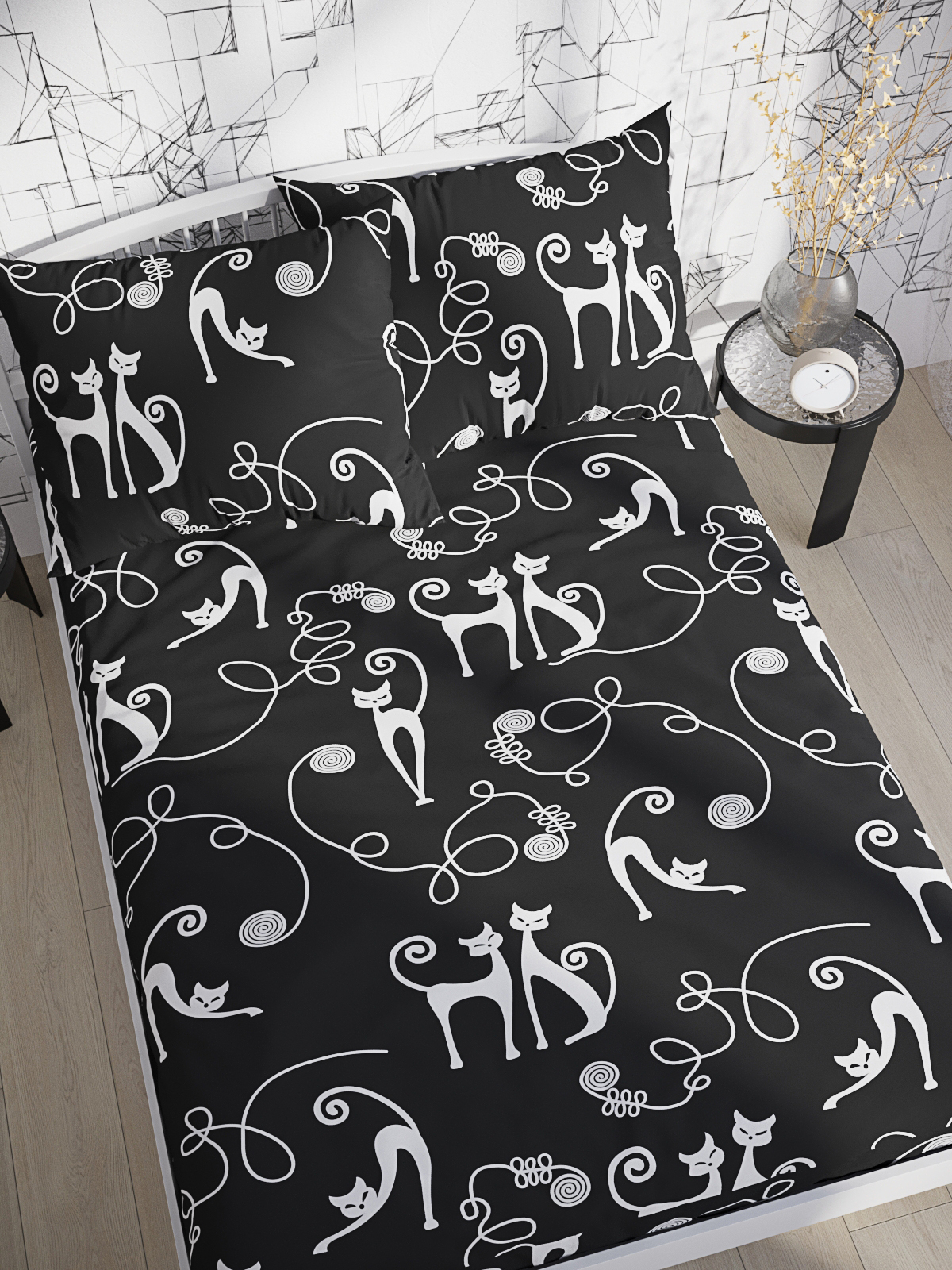 

Простынь на резинке Simple House Тойгер 160x200 см полисатин