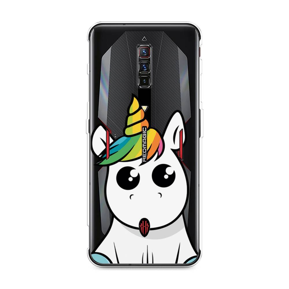 

Силиконовый чехол "Глазастый единорог" на ZTE Nubia Red Magic 6, Глазастый единорог
