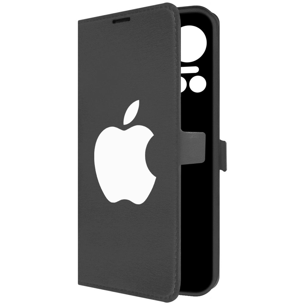 

Чехол-книжка Krutoff Eco Book для Itel S18 Apple черный