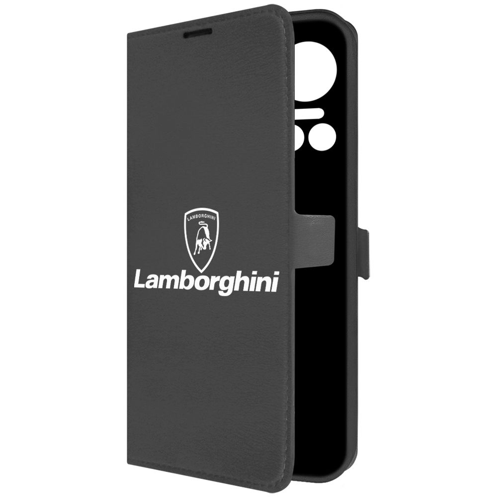 

Чехол-книжка Krutoff Eco Book для Itel S18 Lamborghini черный