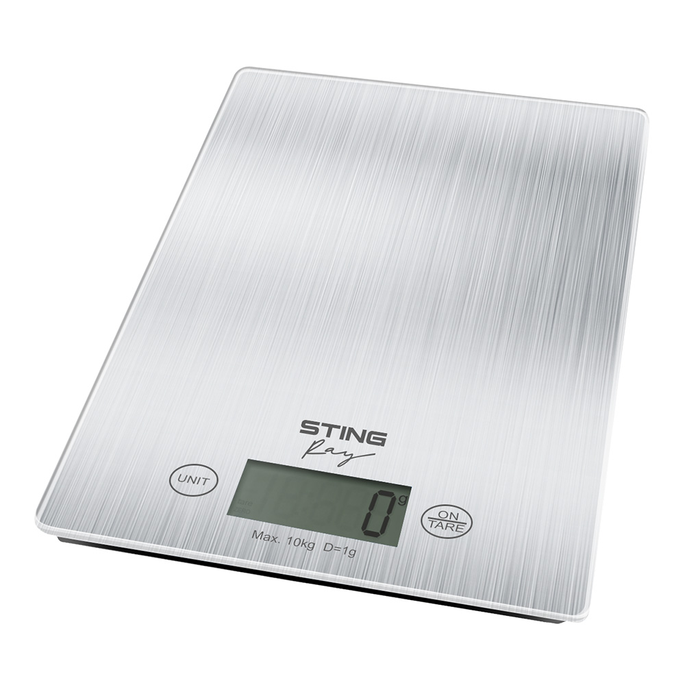 Весы кухонные StingRay ST-SC5107A серебристые весы кухонные stingray st sc5105a серебристые черные