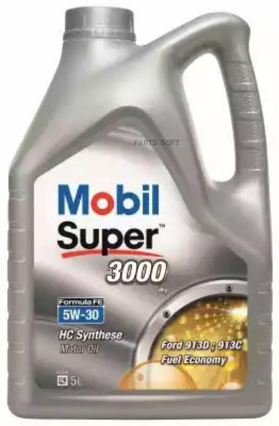 

Моторное масло Mobil Super 3000 X1 Formula FE 5W30 ACEA A5/B5 5л