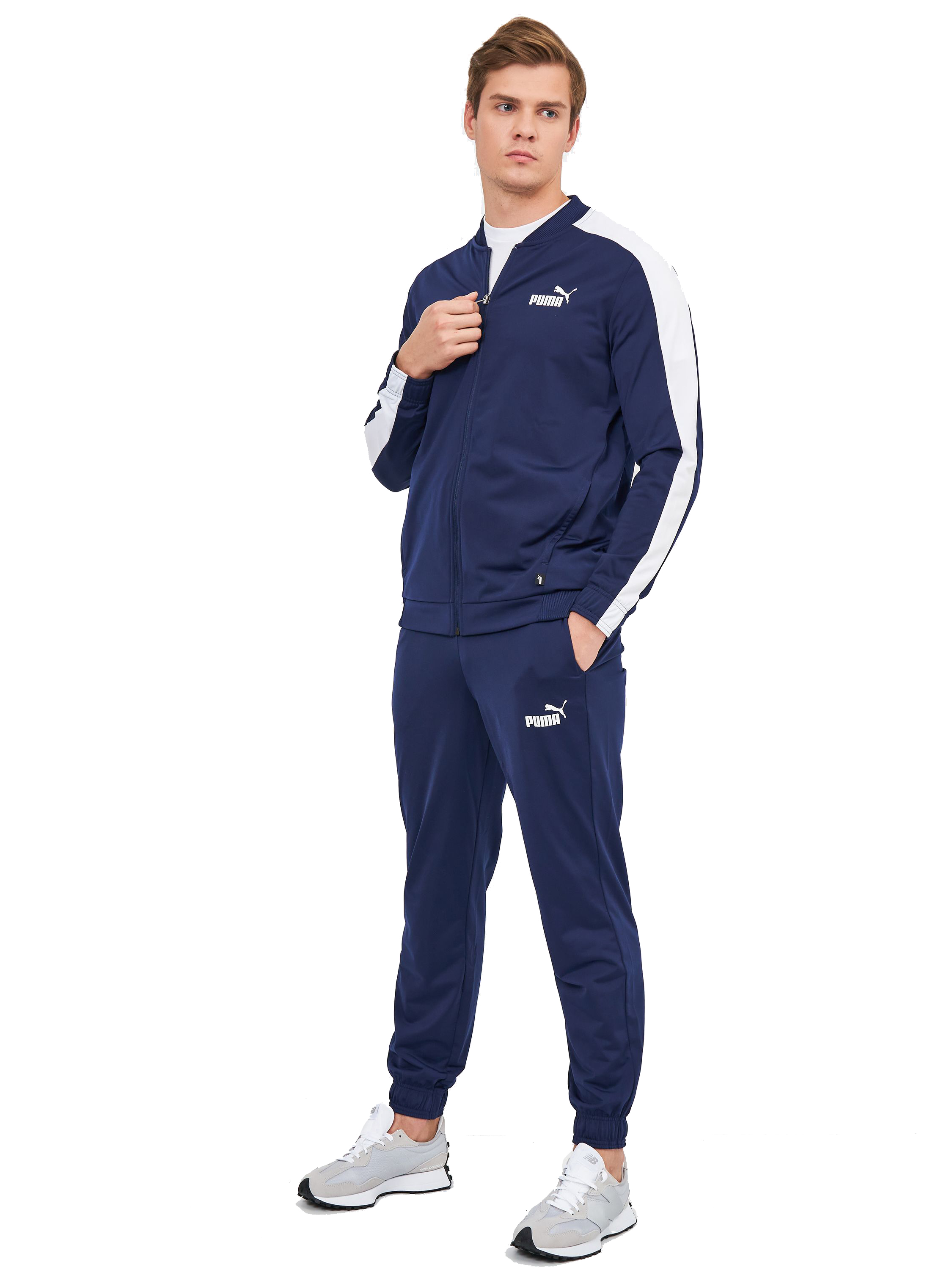 Костюм мужской PUMA Baseball Tricot Suit синий 2XL