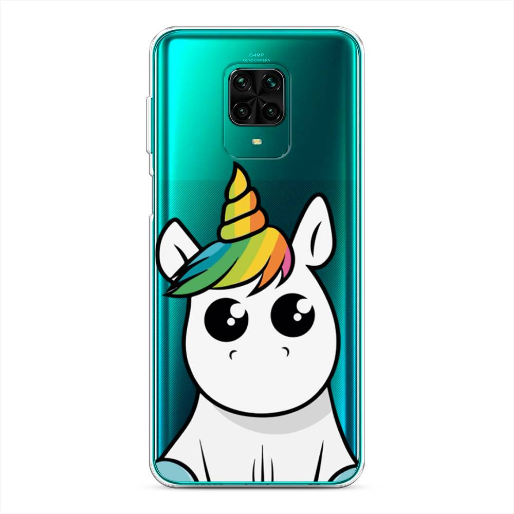 

Силиконовый чехол "Глазастый единорог" на Xiaomi Redmi Note 9 Pro, Глазастый единорог