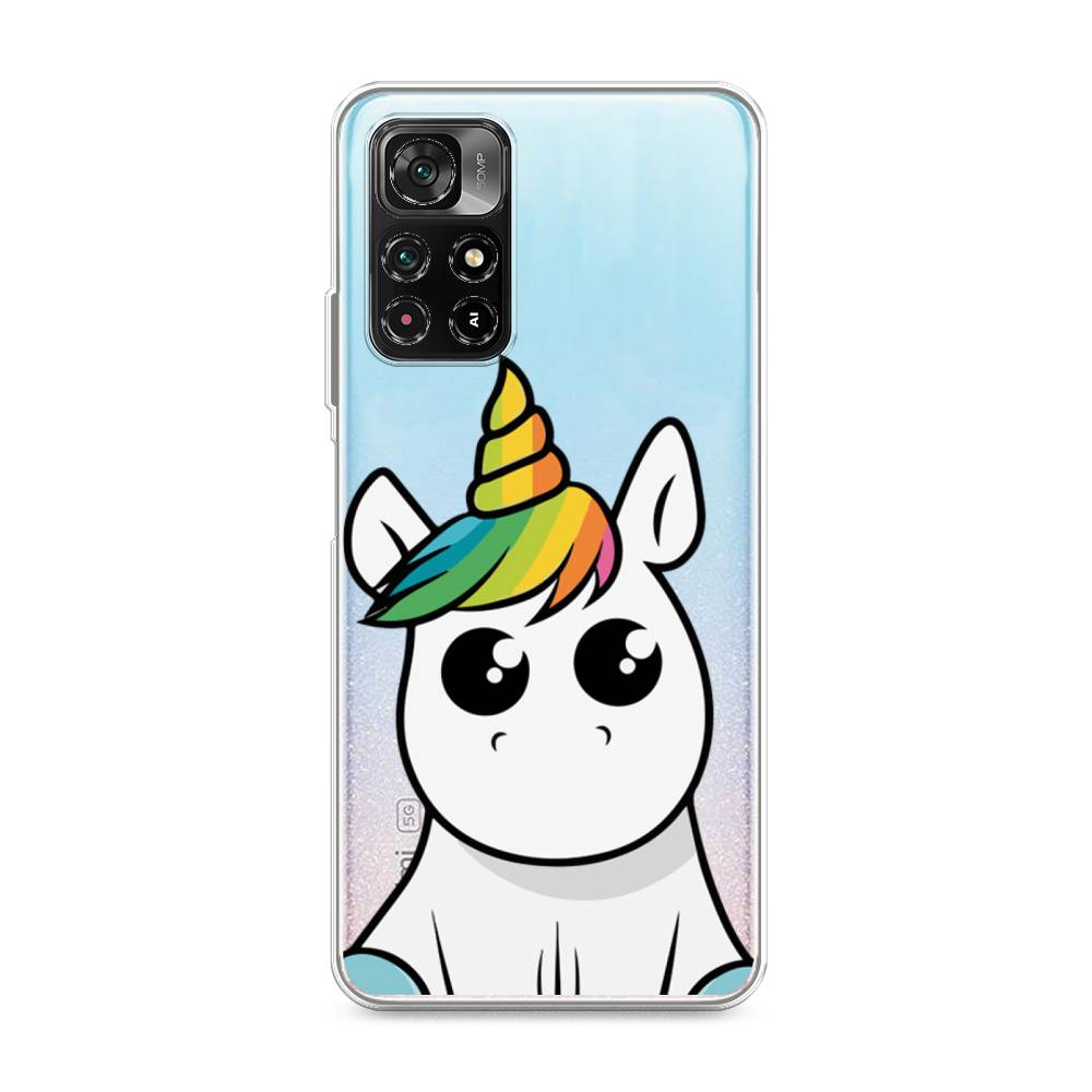 

Силиконовый чехол "Глазастый единорог" на Xiaomi Redmi Note 11T 5G, Глазастый единорог