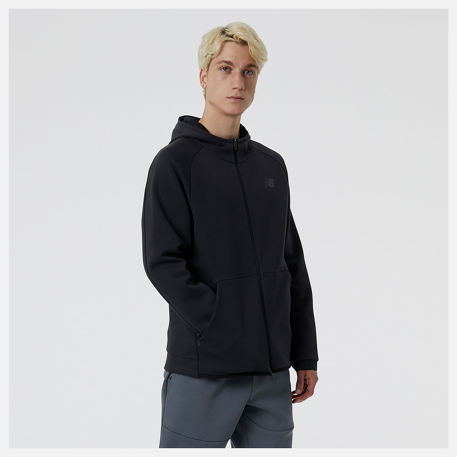 

Толстовка мужская New Balance R.W.Tech Fleece Full Zip черная S, R.W.Tech Fleece Full Zip