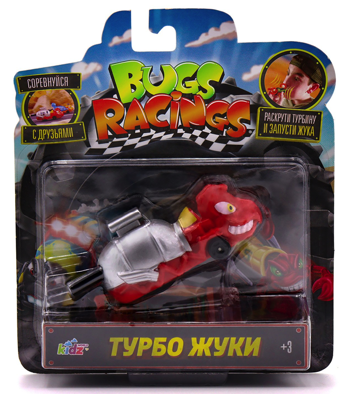 Автомобиль Bugs Racings Гонка жуков Муравей красно-серебряный K02BR002-4