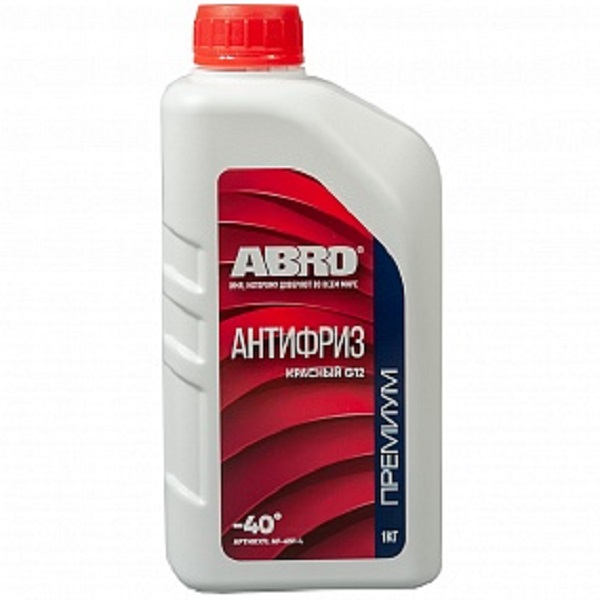 фото Abro антифриз, готовый к применению,красный -40с (1l) abro арт. af651l