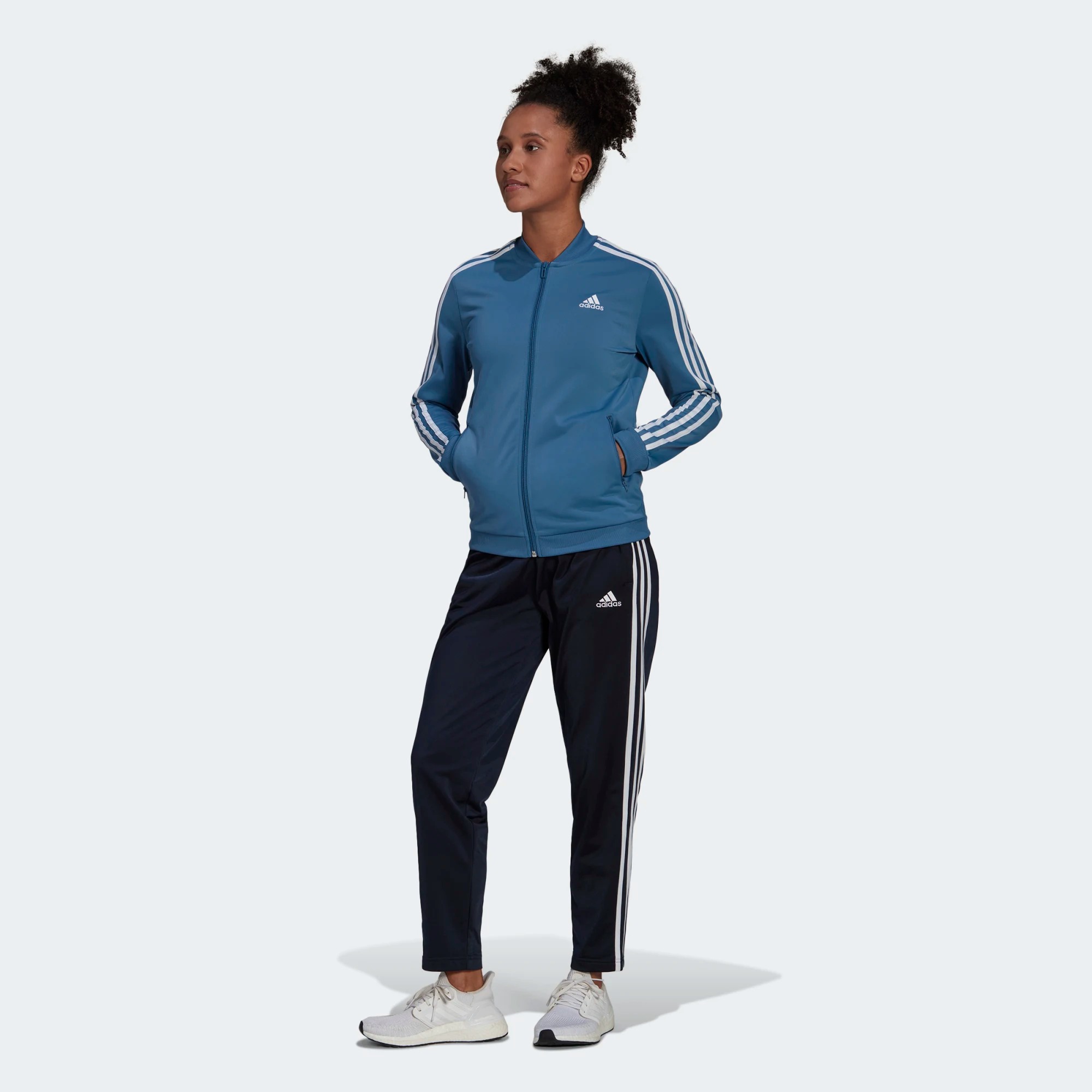 Костюм женский Adidas 3S Tr Tracksuit красный XS