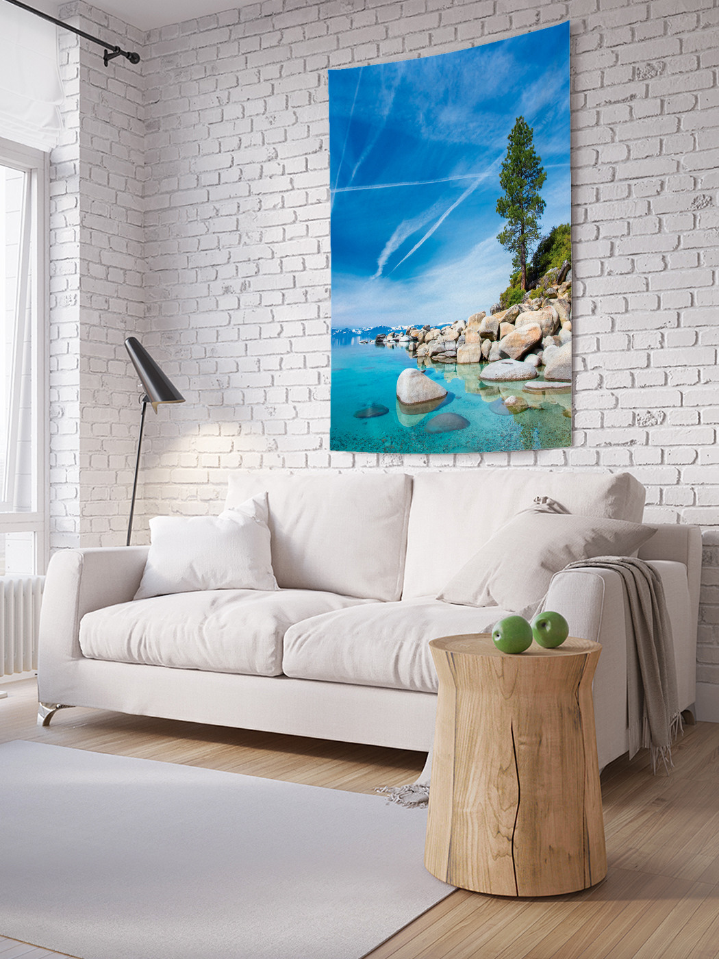 

Вертикальное фотопанно на стену JoyArty Каменный берег 100x150 см, Каменный берег