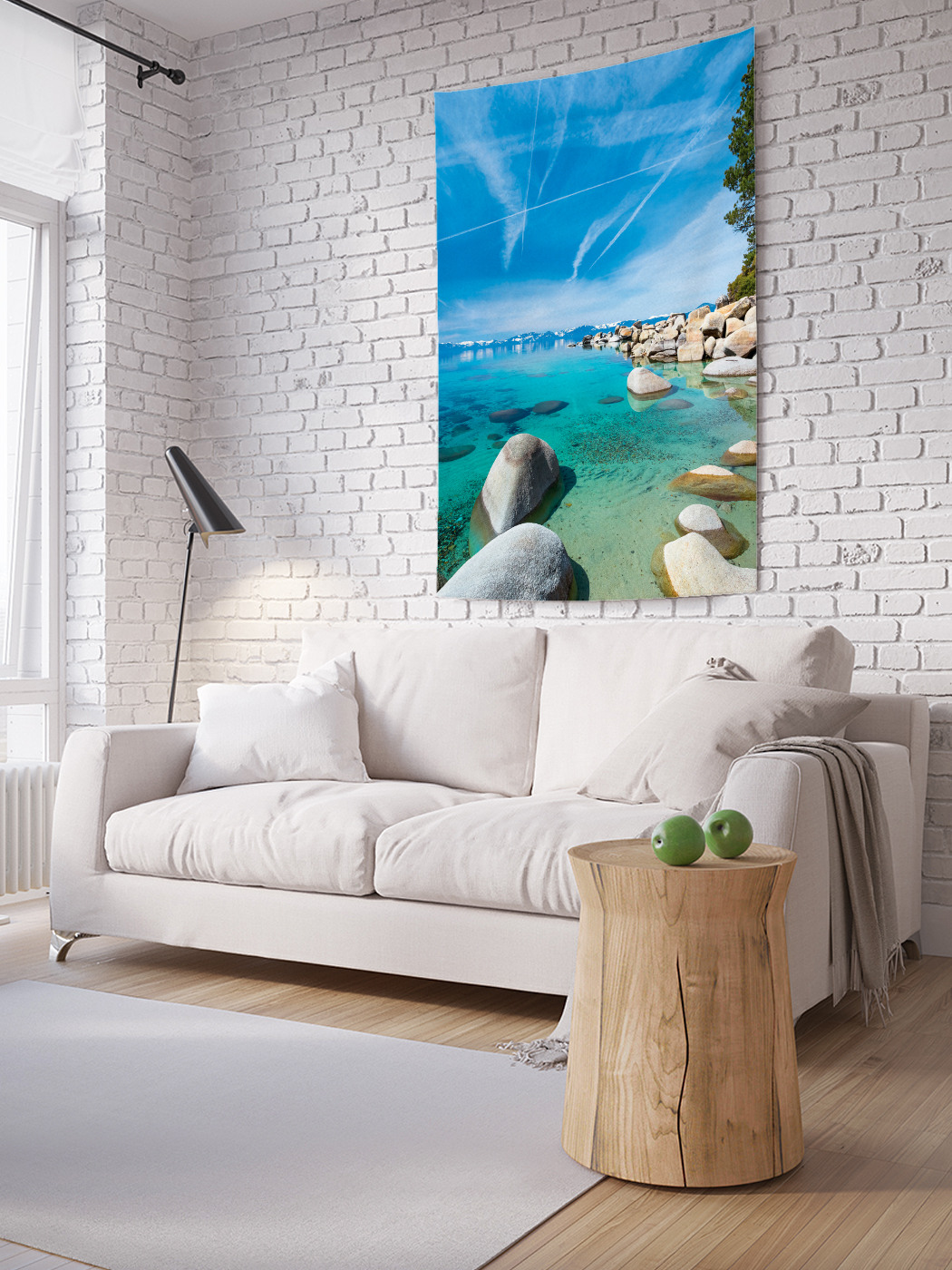 

Вертикальное фотопанно на стену JoyArty Каменный пляж 100x150 см, Каменный пляж