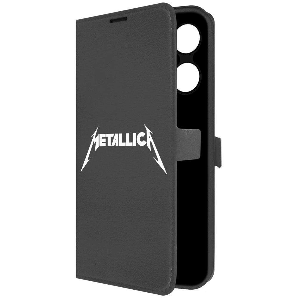 

Чехол-книжка Krutoff Eco Book для Infinix Smart 7 Plus Metallica черный