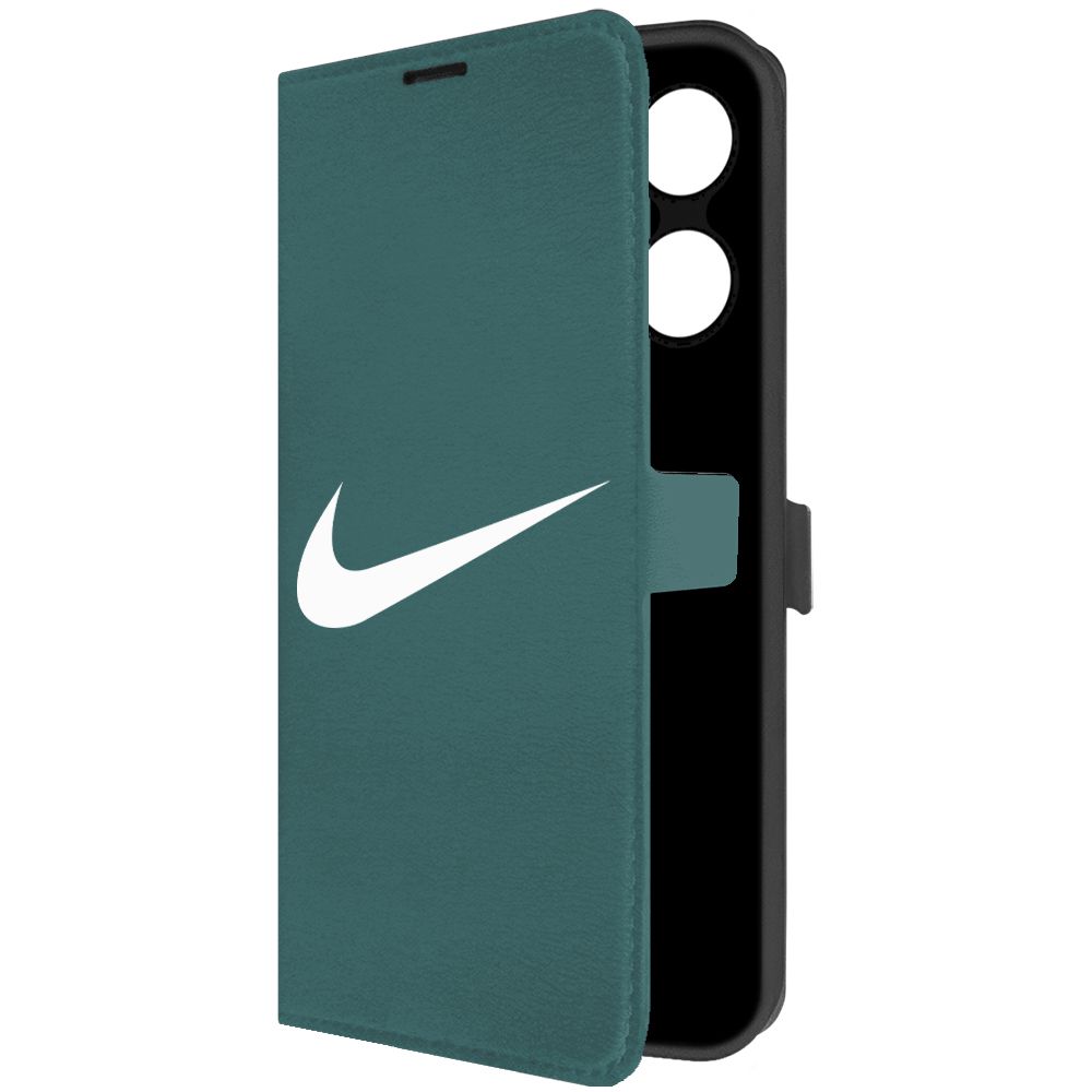 

Чехол-книжка Krutoff Eco Book для Infinix Smart 7 Plus Nike зелёный опал, Зеленый